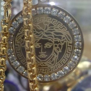medusa charm necklace
